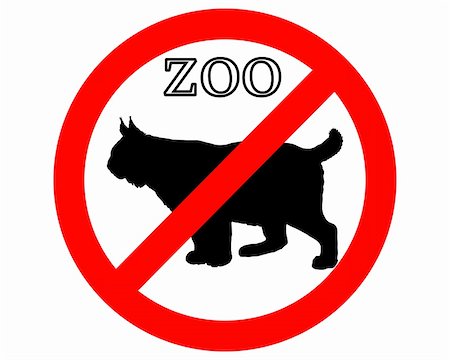 simsearch:400-05329148,k - Lynx in zoo prohibited Photographie de stock - Aubaine LD & Abonnement, Code: 400-05329144