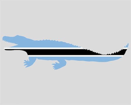 Nile crocodile Botswana Stock Photo - Budget Royalty-Free & Subscription, Code: 400-05329177