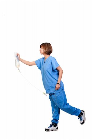 simsearch:400-04501269,k - A beautiful young female doctor holding an IV bag Stock Photo - Budget Royalty-Free & Subscription, Code: 400-05329747