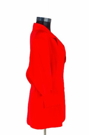 simsearch:400-04719576,k - Stylish jacket isolated on the white background Photographie de stock - Aubaine LD & Abonnement, Code: 400-05320245