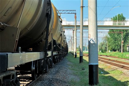 the train transports tanks with oil and fuel Stock Photo - Budget Royalty-Free & Subscription, Code: 400-05320781