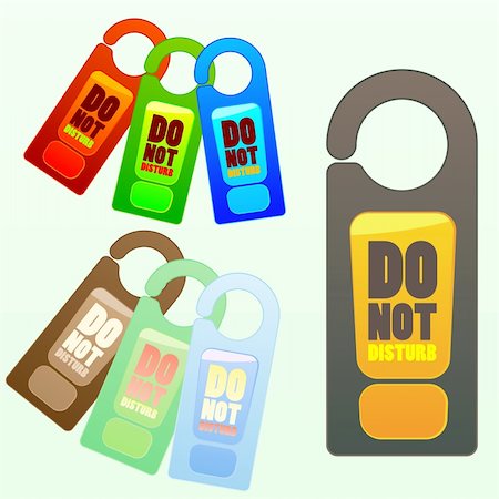disturb sign - do not disturb vector sign Stock Photo - Budget Royalty-Free & Subscription, Code: 400-05320850