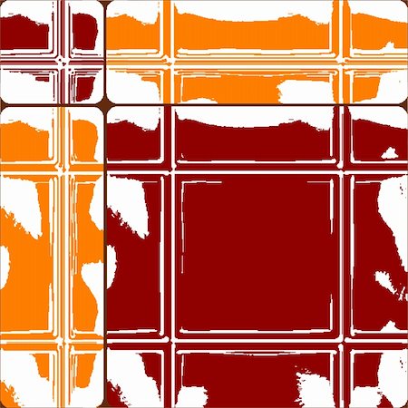 simsearch:400-05927994,k - orange and red ceramic tiles, abstract seamless texture; vector art illustration Photographie de stock - Aubaine LD & Abonnement, Code: 400-05321023