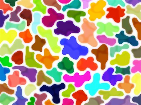 Abstract coloured blobs Foto de stock - Super Valor sin royalties y Suscripción, Código: 400-05321470