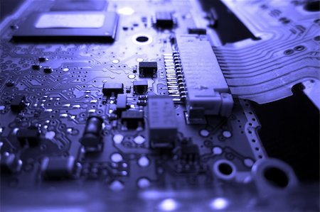 simsearch:400-04310985,k - Close-in shot of computer circuit board Stock Photo - Budget Royalty-Free & Subscription, Code: 400-05322546