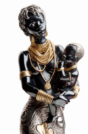 simsearch:400-05333347,k - statue of an African woman with a child Stock Photo - Budget Royalty-Free & Subscription, Code: 400-05323092