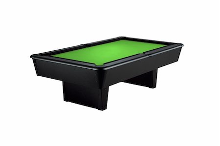 simsearch:400-08160849,k - billiard table isolated on a white background Foto de stock - Super Valor sin royalties y Suscripción, Código: 400-05334144