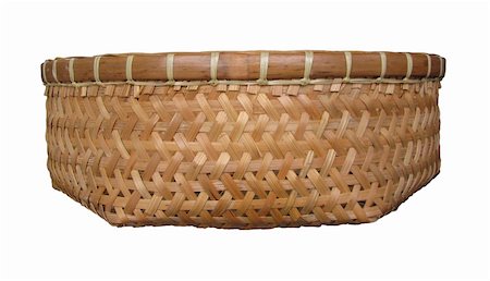 Basket bamboo Stock Photo - Budget Royalty-Free & Subscription, Code: 400-05334357