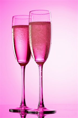 simsearch:400-04288408,k - Pair of champagne flutes Stock Photo - Budget Royalty-Free & Subscription, Code: 400-05334372