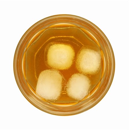 Scotch on the rocks isolated in white Photographie de stock - Aubaine LD & Abonnement, Code: 400-05334822