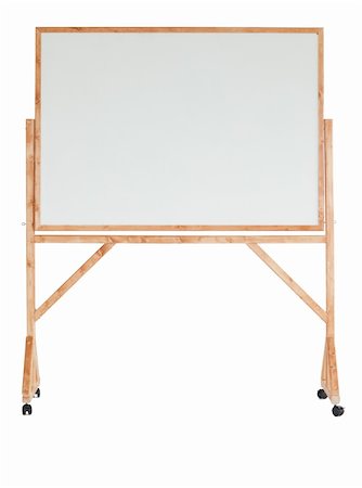 simsearch:400-07971845,k - White chalkboard on a white background Stock Photo - Budget Royalty-Free & Subscription, Code: 400-05335184