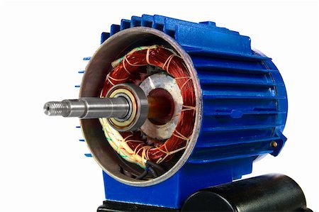 simsearch:696-05780829,k - Motor, isolated on a white background Stock Photo - Budget Royalty-Free & Subscription, Code: 400-05335545