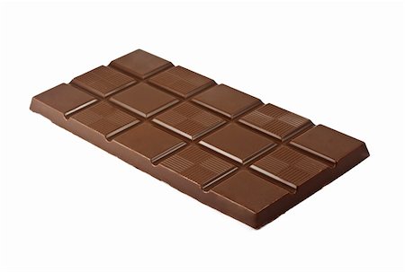 simsearch:400-05256065,k - Tasty milk chocolate on a white background Stock Photo - Budget Royalty-Free & Subscription, Code: 400-05335599