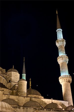 famous turkish mosque images - The Blue Mosque, in Istanbul, Turkey Stock Photo - Budget Royalty-Free & Subscription, Code: 400-05335604