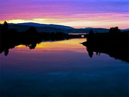 simsearch:400-05271777,k - Bergen river view in summer sunset, Norway Stock Photo - Budget Royalty-Free & Subscription, Code: 400-05335649