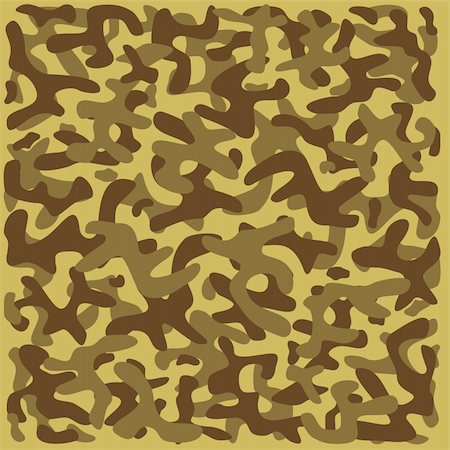 camouflage pattern - sand and brown colors Stock Photo - Budget Royalty-Free & Subscription, Code: 400-05335941
