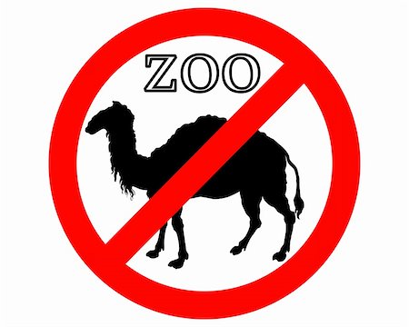 simsearch:400-05329405,k - Camel in zoo prohibited Foto de stock - Royalty-Free Super Valor e Assinatura, Número: 400-05336243