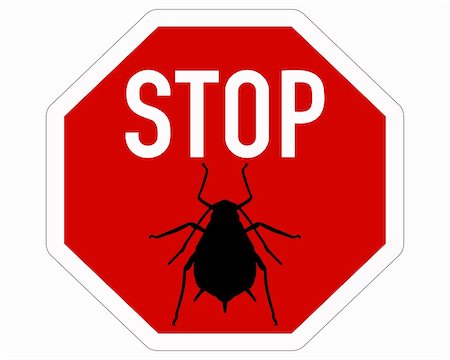 poux - Aphid stop sign Photographie de stock - Aubaine LD & Abonnement, Code: 400-05336294