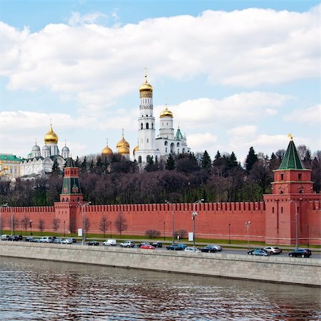 Moscow Kremlin Wall Stock Photo - Budget Royalty-Free & Subscription, Code: 400-05336933