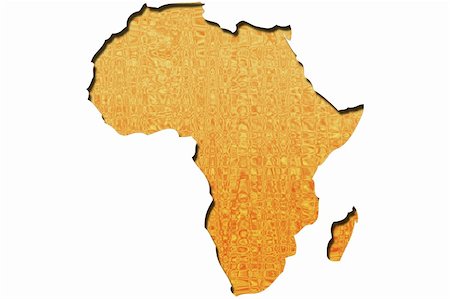 simsearch:400-07953882,k - Illustration of Map Of Africa Stock Photo - Budget Royalty-Free & Subscription, Code: 400-05337138