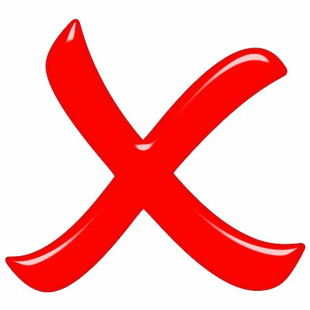 3d rejected sign isolated in white Stock Photo - Budget Royalty-Free & Subscription, Code: 400-05337315