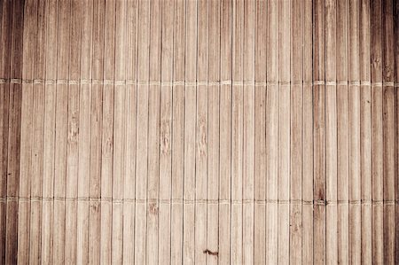 A Japanese bamboo mat texture, close up. Foto de stock - Super Valor sin royalties y Suscripción, Código: 400-05337425