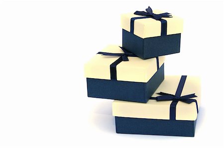 simsearch:400-04329029,k - present boxes isolated on white background. Stock Photo - Budget Royalty-Free & Subscription, Code: 400-05337488