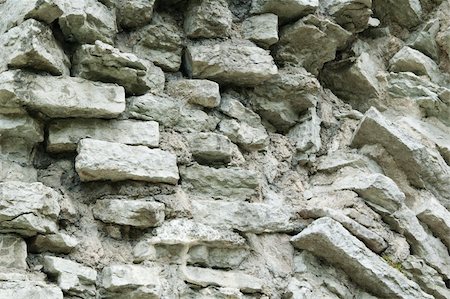 Fragment of a wall from a calcareous stone, a background Photographie de stock - Aubaine LD & Abonnement, Code: 400-05337503