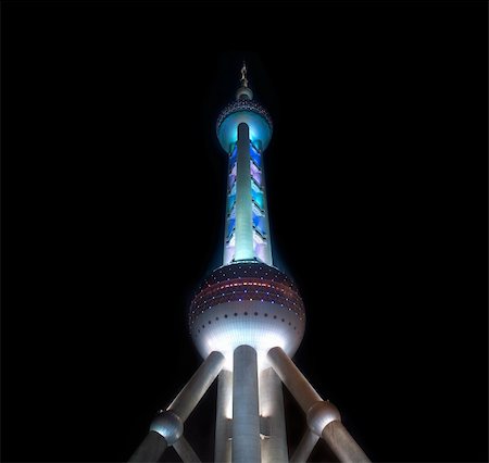 simsearch:400-04876196,k - shanghai pearl TV tower Stock Photo - Budget Royalty-Free & Subscription, Code: 400-05337579