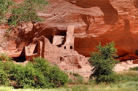 rock art on cliffs - Anasazi indian ruins in the Canyon de Chelly Stock Photo - Budget Royalty-Free & Subscription, Code: 400-05337948