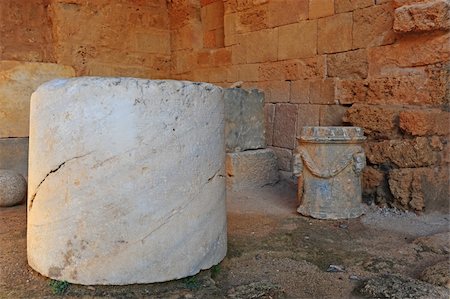 Artifacts Found During Excavation of the Acropolis on the Greek Island  Rhodes Stock Photo - Budget Royalty-Free & Subscription, Code: 400-05338096
