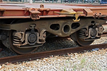 sloun (artist) - Train rails speed movement history ancient road Stockbilder - Microstock & Abonnement, Bildnummer: 400-05338234