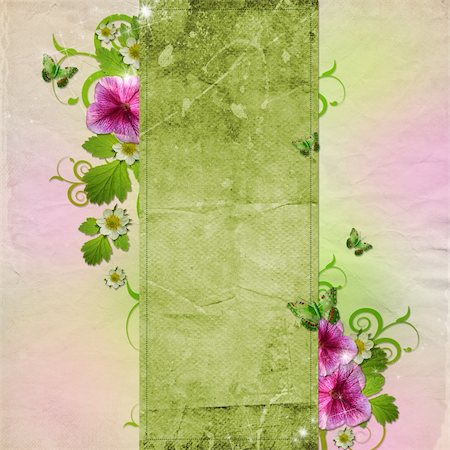 simsearch:400-04848691,k - Background for congratulation card in pink and green Stock Photo - Budget Royalty-Free & Subscription, Code: 400-05338431