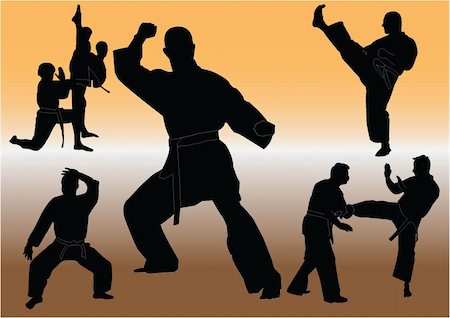 simsearch:400-04558212,k - karate collection - vector Stock Photo - Budget Royalty-Free & Subscription, Code: 400-05339048