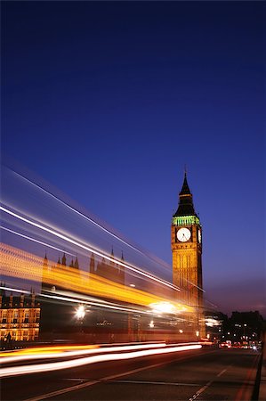 Big Ben seen from Westminster Bridge Stockbilder - Microstock & Abonnement, Bildnummer: 400-05339400