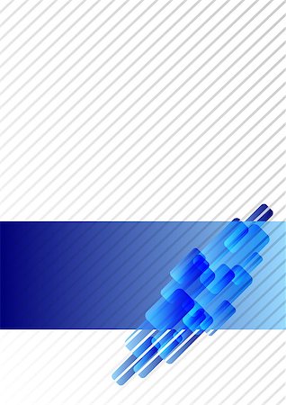 Abstract Background - Cover Page with Grey Links and Blue Shapes Stock Photo - Budget Royalty-Free & Subscription, Code: 400-05339580