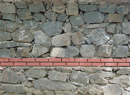 the middle of the red brick wall background Photographie de stock - Aubaine LD & Abonnement, Code: 400-05339967