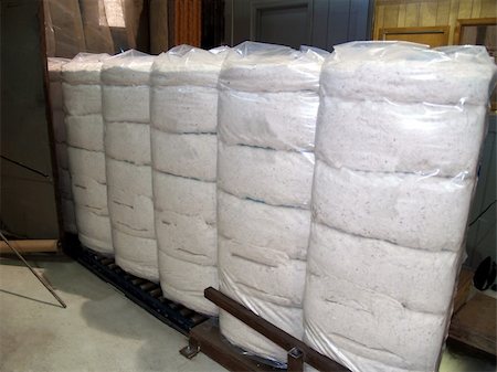 Plastic Wrapped Cotton Bales in south Georgia. Stock Photo - Budget Royalty-Free & Subscription, Code: 400-05330036