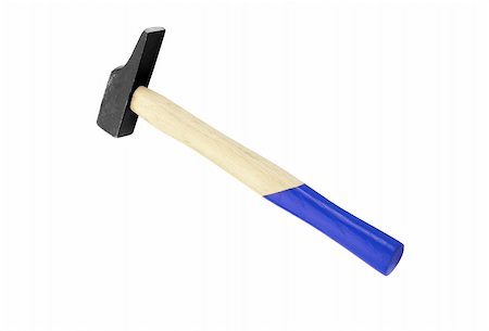 simsearch:400-05208356,k - Hammer isolated on a white background for you Foto de stock - Super Valor sin royalties y Suscripción, Código: 400-05331392