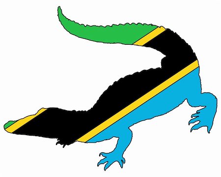 Crocodile Tanzania Stock Photo - Budget Royalty-Free & Subscription, Code: 400-05332140