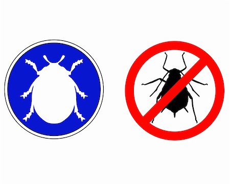poux - Aphid ladybird traffic signs Photographie de stock - Aubaine LD & Abonnement, Code: 400-05332161