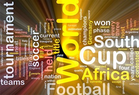 Background concept wordcloud illustration of football soccer world cup glowing light Stock Photo - Budget Royalty-Free & Subscription, Code: 400-05332361