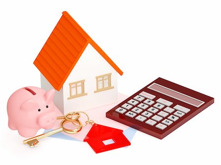 simsearch:400-04526804,k - Conceptual image - calculation of the domestic finance Stockbilder - Microstock & Abonnement, Bildnummer: 400-05332451