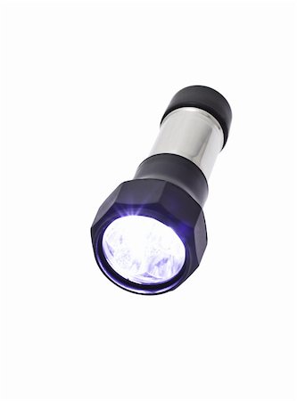 simsearch:400-08187651,k - LED torch light isolated on white background Fotografie stock - Microstock e Abbonamento, Codice: 400-05333291