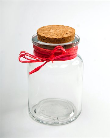 simsearch:400-04997063,k - empty jar isolated on a  light background Photographie de stock - Aubaine LD & Abonnement, Code: 400-05344033