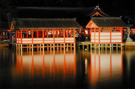 Itsukushima Shrine on Miyajima, Japan. Stock Photo - Budget Royalty-Free & Subscription, Code: 400-05344110