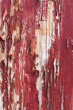 Peeling paint on an old wood wall Stock Photo - Budget Royalty-Free & Subscription, Code: 400-05344868