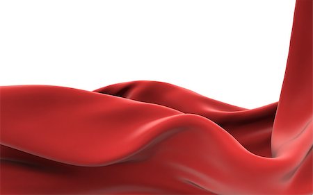 simsearch:632-01133122,k - Abstract red cloth on a white background, 3d image isolated Foto de stock - Super Valor sin royalties y Suscripción, Código: 400-05344931