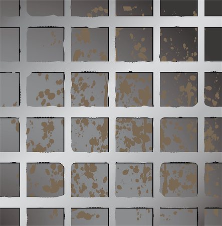 Metal texture seamless wallpaper. Metallic square fence background. Rusty backdrop. Stock Photo - Budget Royalty-Free & Subscription, Code: 400-05345087