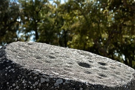 simsearch:400-05753403,k - Decorated menhir in megalithic monument of Cromelech dos Almendres - Evora -Portugal Stock Photo - Budget Royalty-Free & Subscription, Code: 400-05345155